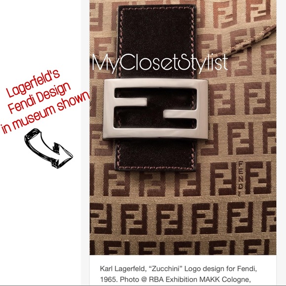 FENDI Authentic ZUCCA Leather Buckle Belt Italy 48 - Picture 8 of 8